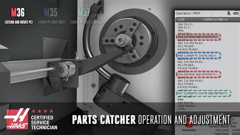 vacuum for parts catcher cnc|haas m code parts catcher.